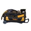 NFL Triple Roller Bowling Ball Bag- Pittsburgh Steelers Pocket